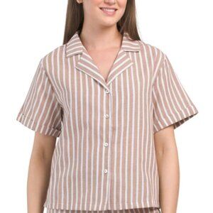 NWT PAPERHEART Cotton Striped Top